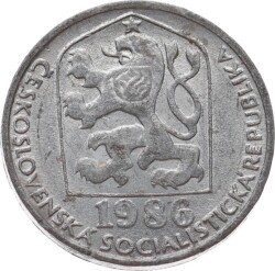 Çekoslovakya 10 Haleru 1986 ÇÇT YMP11128 - 1