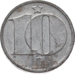 Çekoslovakya 10 Haleru 1986 ÇÇT YMP11128 - 2