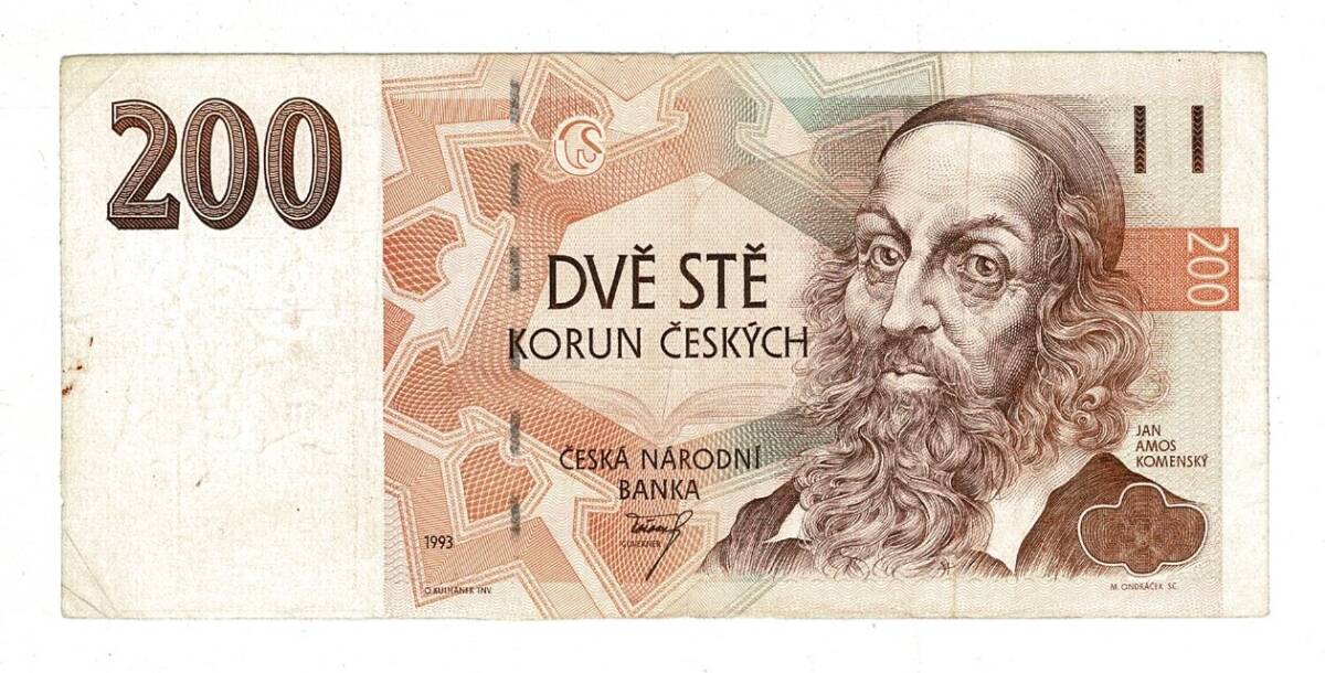 Çekya 200 Korun 1993 ÇT YKP8230 - 3