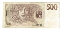 Çekya 500 Korun 1993 ÇT YKP8231 - 2