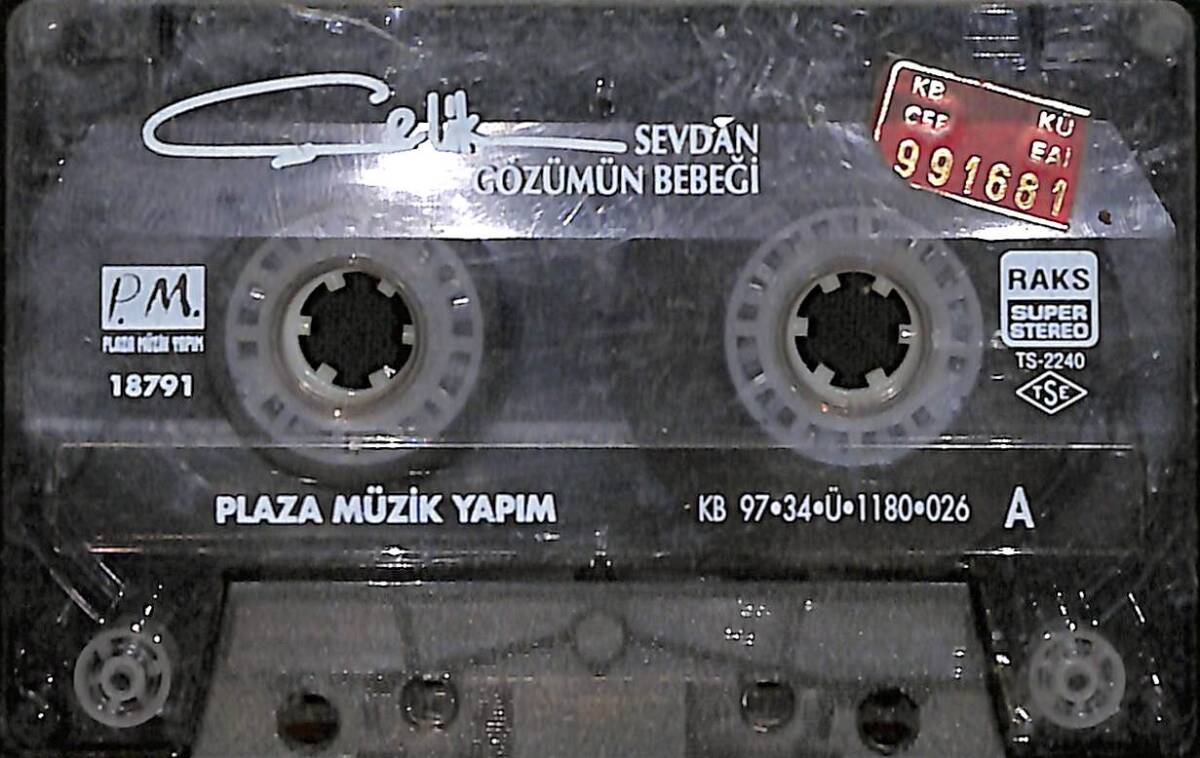 Çelik - Sevdan Gözümün Bebeği Kaset (Kırmızı Bandrol - İkinci El) KST27756 - 2
