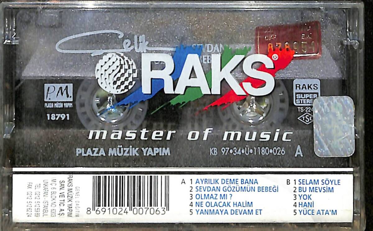 Çelik - Sevdan Gözümün Bebeği Kaset (Sıfır) KST28612 - 2