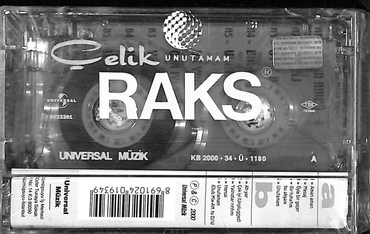Çelik – Unutamam Kaset (Sıfır Kaset) KST28780 - 2