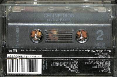 Celine Dion Live A Paris Kaset (İkinci El) - 2