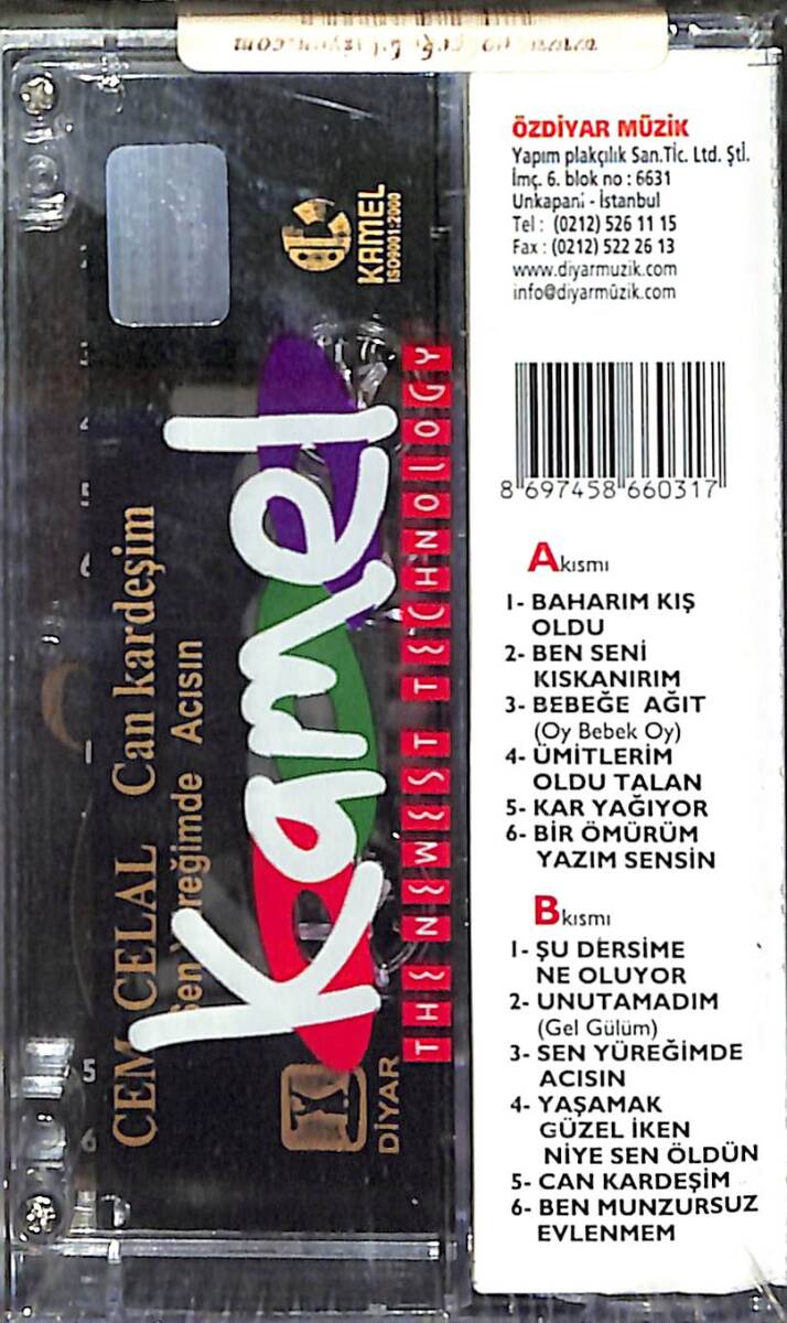 Cem Celal - Can Kardeşim Kaset (Sıfır) KST27305 - 2