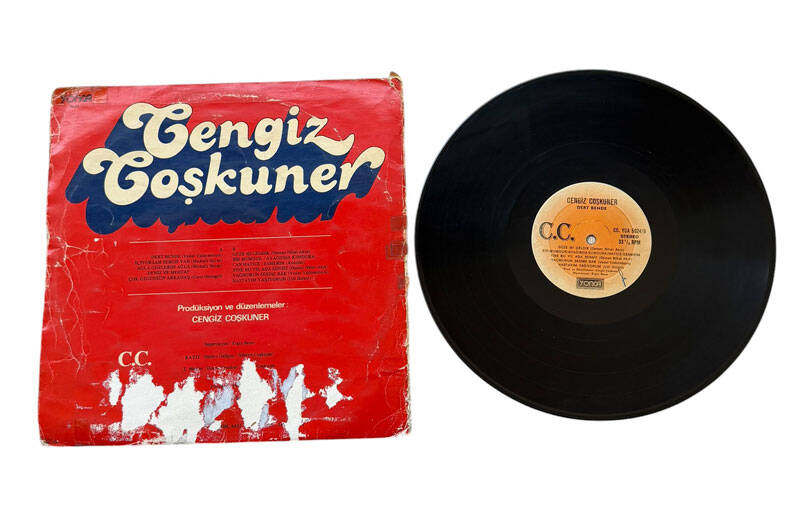 Cengiz Coşkuner - Dert Bende LP PLAK (10/8.5) ''Orijinal Dönem Baskı'' PLK27653 - 2