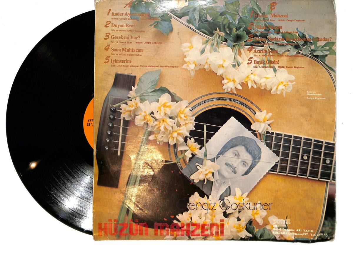 Cengiz Coşkuner – Hüznün Mahzeni LP PLAK (10/8.5) (VG++) PLK26472 - 2