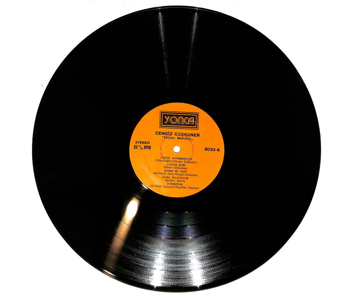 Cengiz Coşkuner – Hüznün Mahzeni LP PLAK (10/8.5) (VG++) PLK26472 - 3