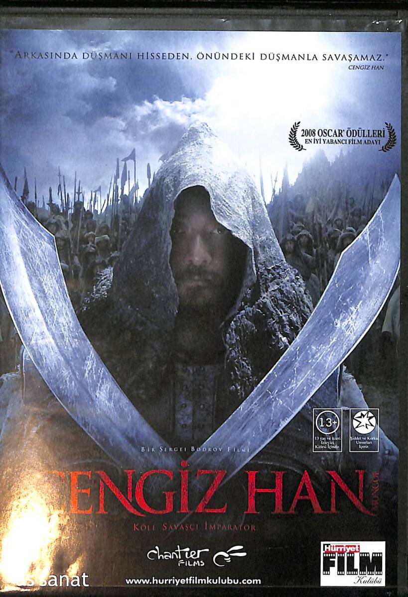 Cengiz Han - Köle . Savaşçı . İmparator. DVD Film (İkinci El) DVD2793 - 1