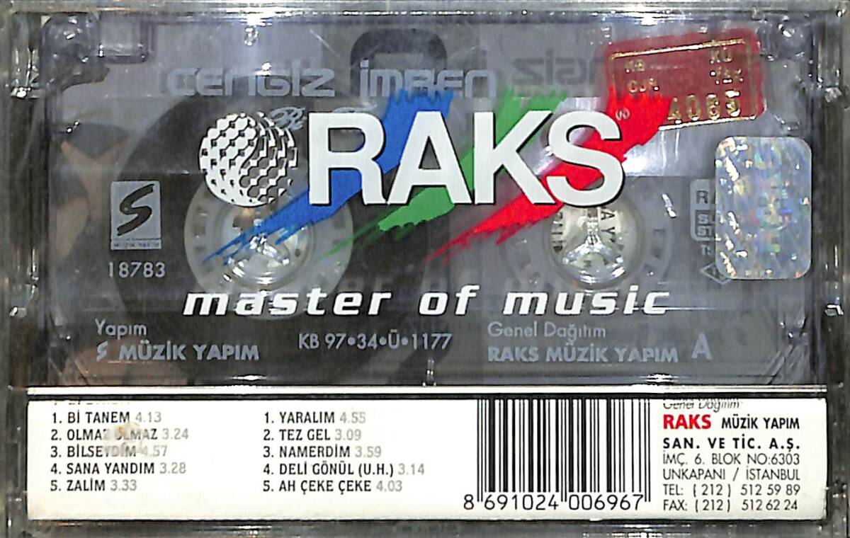 Cengiz İmren - Bir Tanem Kaset (Sıfır Kaset) KST29128 - 2