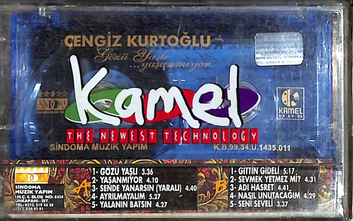 Cengiz Kurtoğlu - Gözü Yaşlı Yaşanmıyor Kaset (Sıfır) KST28179 - 2