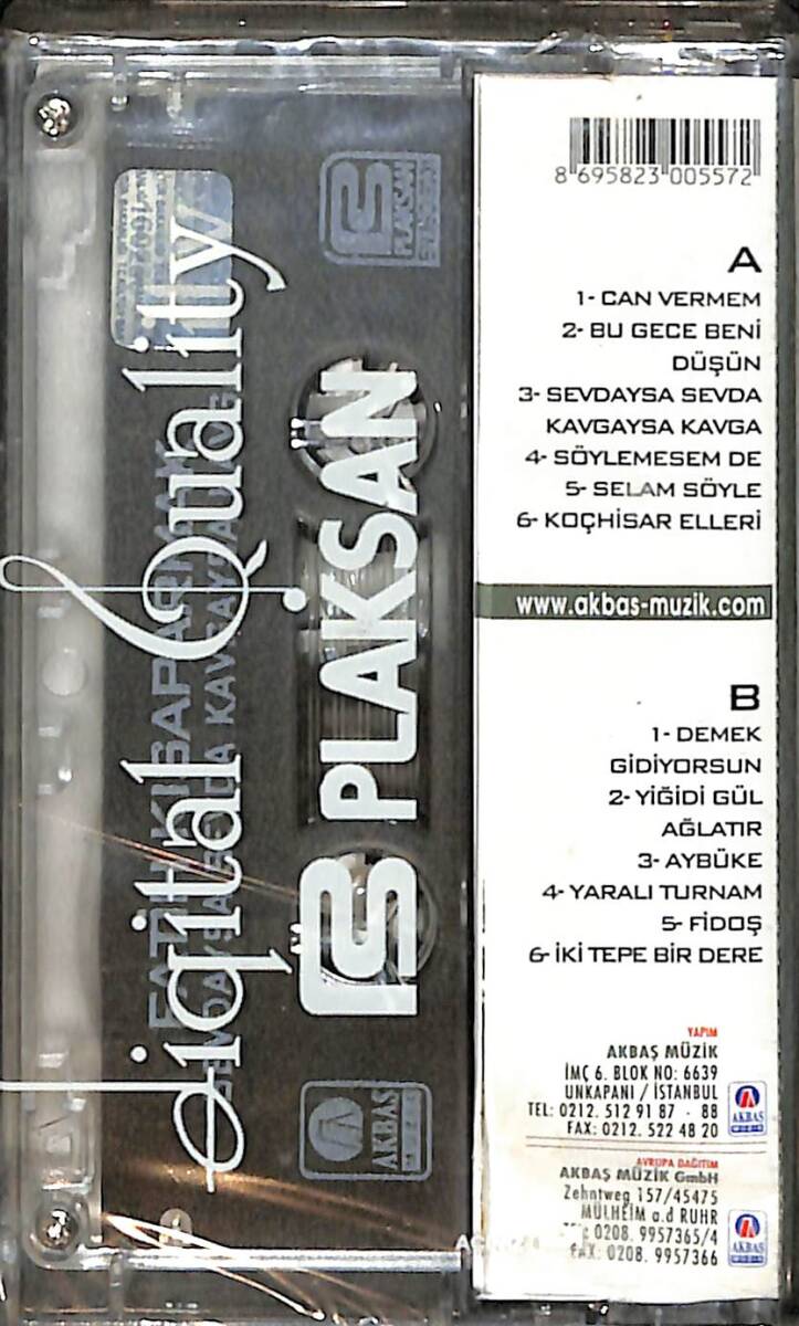 Fatih Kısaparmak - Sevdaysa Sevda Kavgaysa Kavga Kaset ( Sıfır Ürün) KST28285 - 2