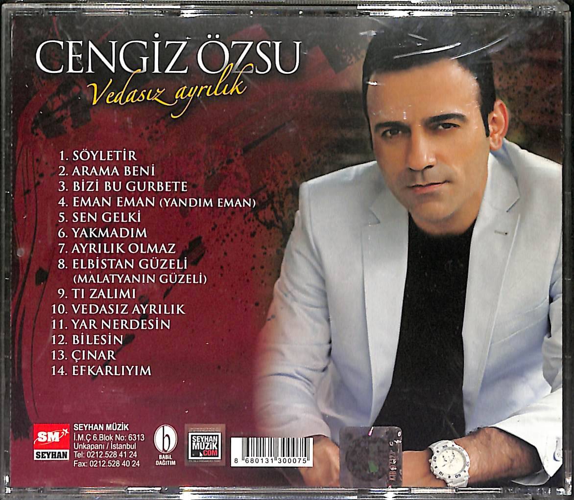 Cengiz Özsu / Vedasız Ayrılık CD (İkinci El) CD4850 - 2