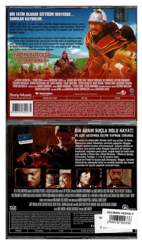 Cengizhan Geçmişin Hesabı - 2 Adet VCD Film VCD629 - 2