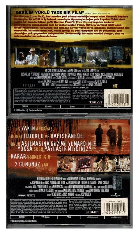 Cennete Dönüş Gölün Sırrı - 2 Adet VCD Film VCD532 - 2