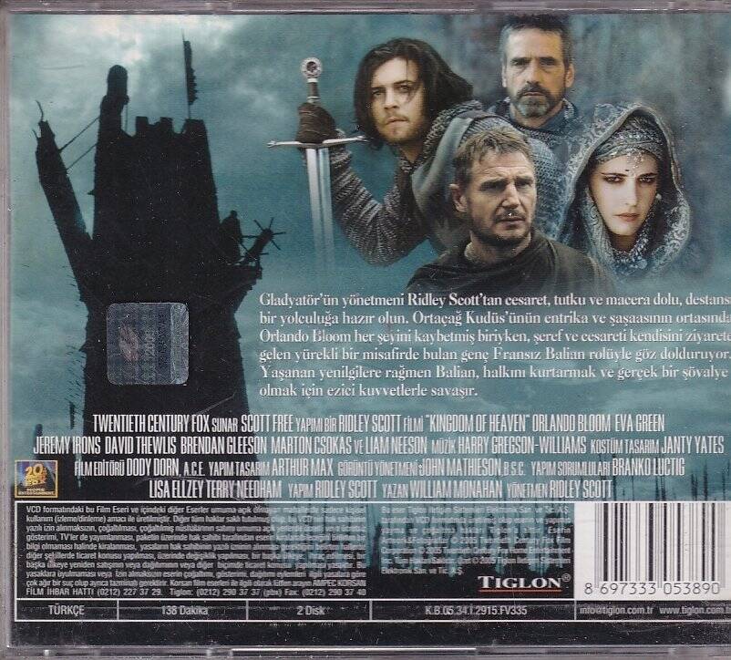Cennet`in Krallığı VCD Film VCD9103 - 2