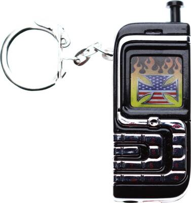 Cep Telefonu Formunda Çakmaklı Eski Anahtarlık AKS770 - 2