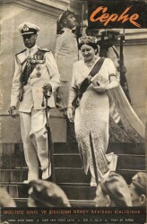 Cephe Dergisi Mart 1947- İngiltere Kral Ve Kraliçesi Güney Afrikası Birliğinde DRG726 - Gökçekoleksiyon