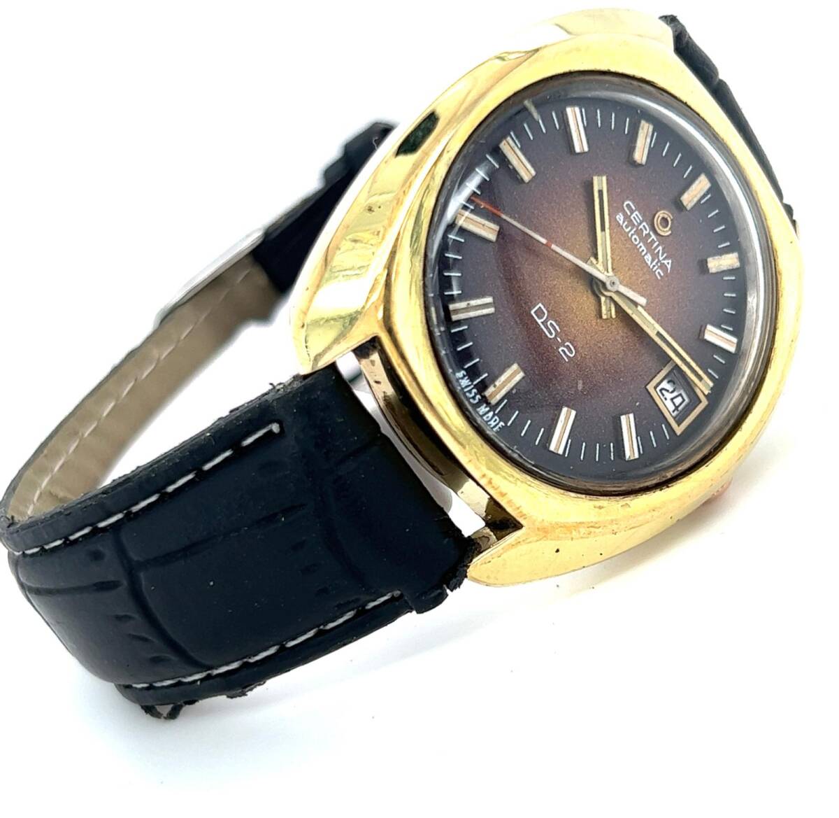 Certina Automatic DS-2 Altın Kaplama Erkek Kol Saati – 38 mm Çok Temiz (#5.74) SAA202 - 1