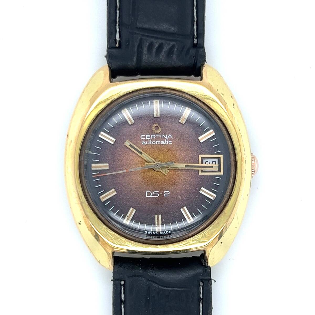 Certina Automatic DS-2 Altın Kaplama Erkek Kol Saati – 38 mm Çok Temiz (#5.74) SAA202 - 5