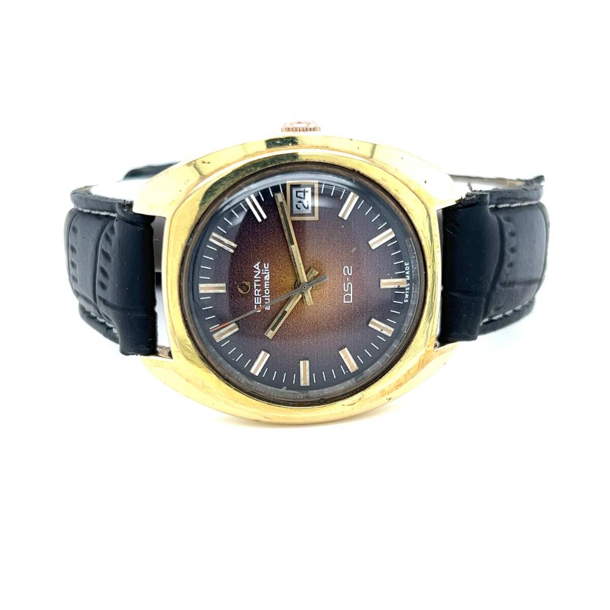 Certina Automatic DS-2 Altın Kaplama Erkek Kol Saati – 38 mm Çok Temiz (#5.74) SAA202 - 3