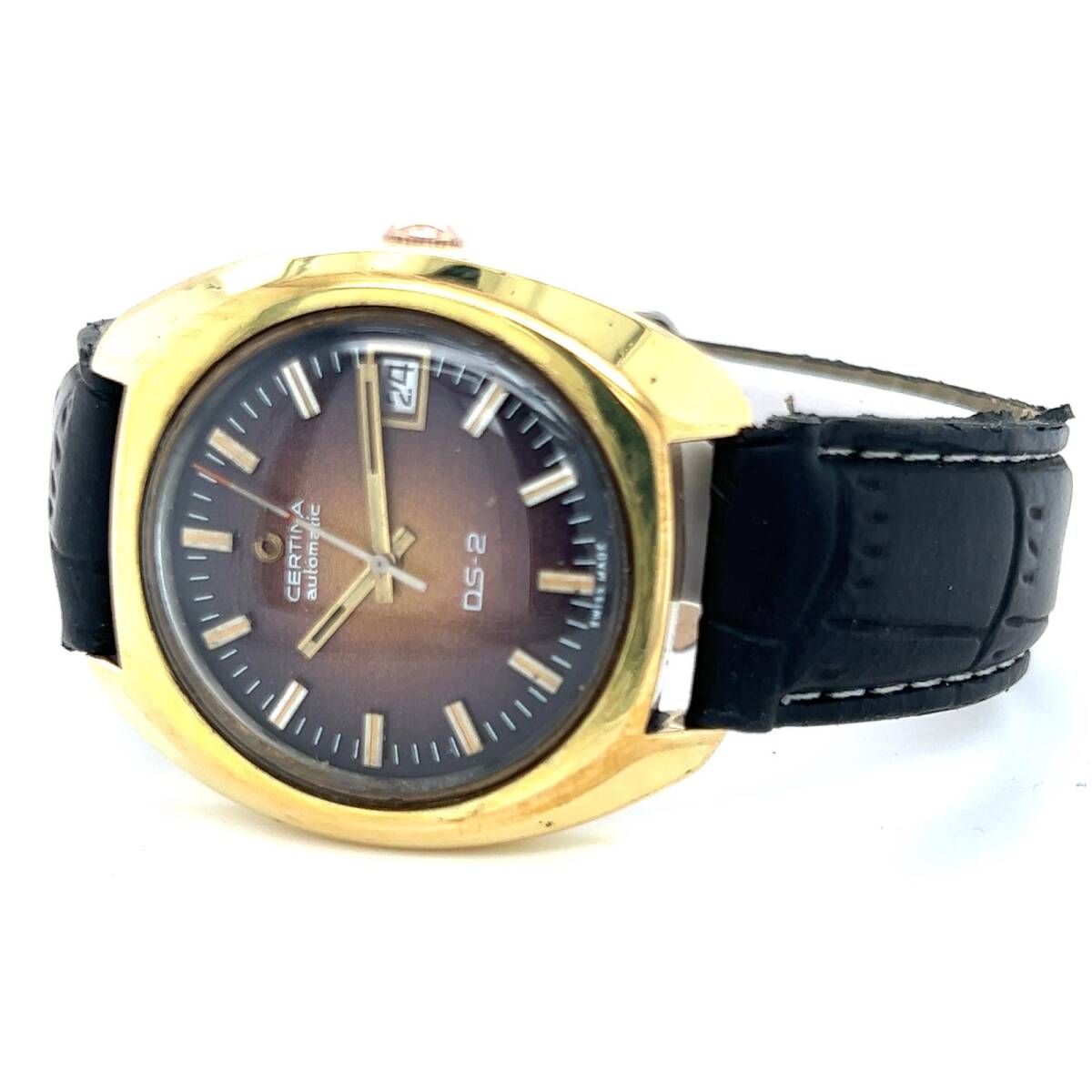Certina Automatic DS-2 Altın Kaplama Erkek Kol Saati – 38 mm Çok Temiz (#5.74) SAA202 - 2