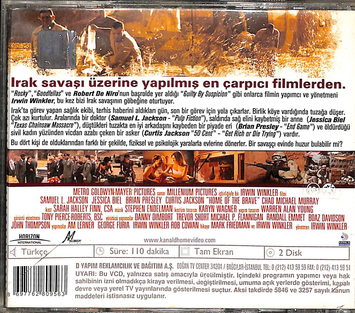 Cesurların Vatanı - Home of the Brave (2006) Orjinal VCD Film ' Samuel L.Jackson - Curtis Jackson ' VCD28321 - 2