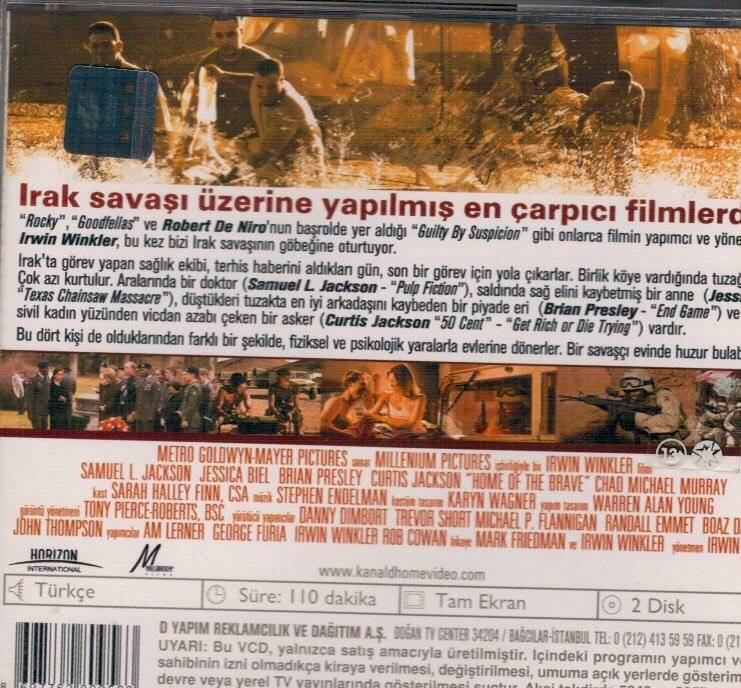 Cesurların Vatanı VCD Film VCD8267 - 2