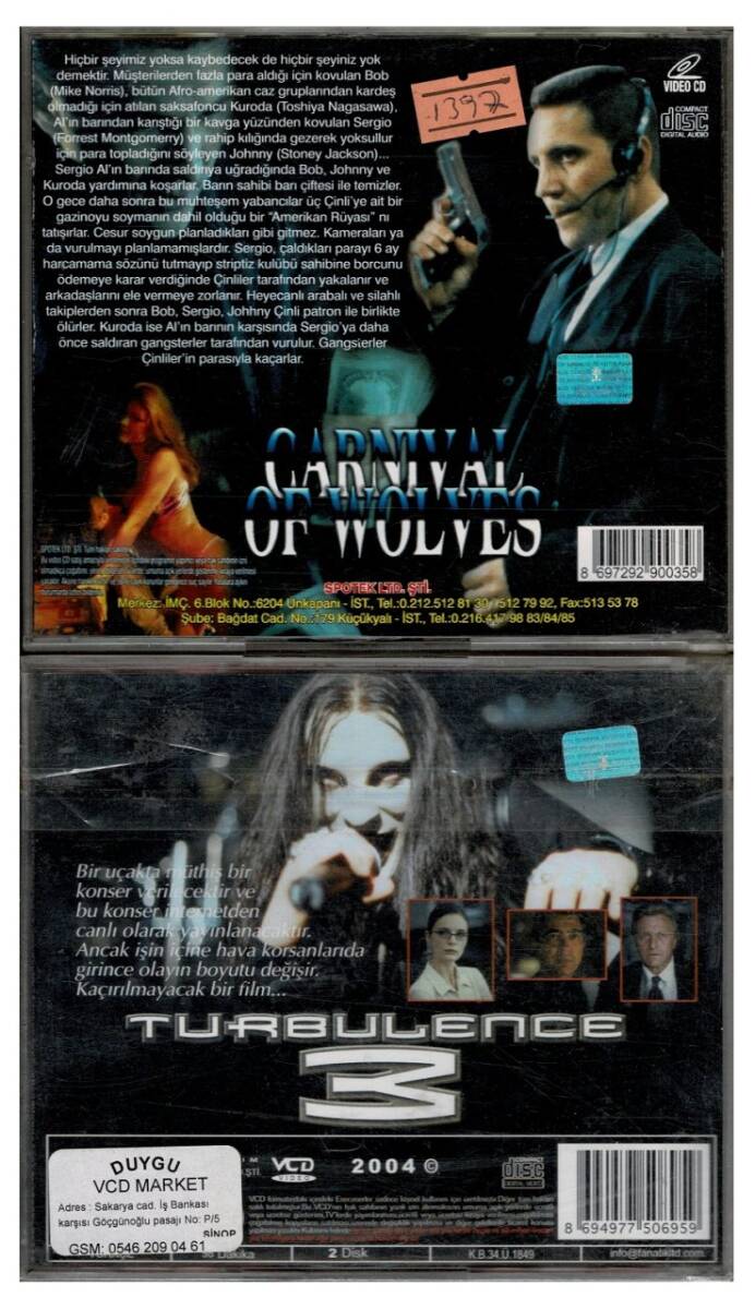 Çete Salgın - 2 Adet VCD Film VCD1074 - 2