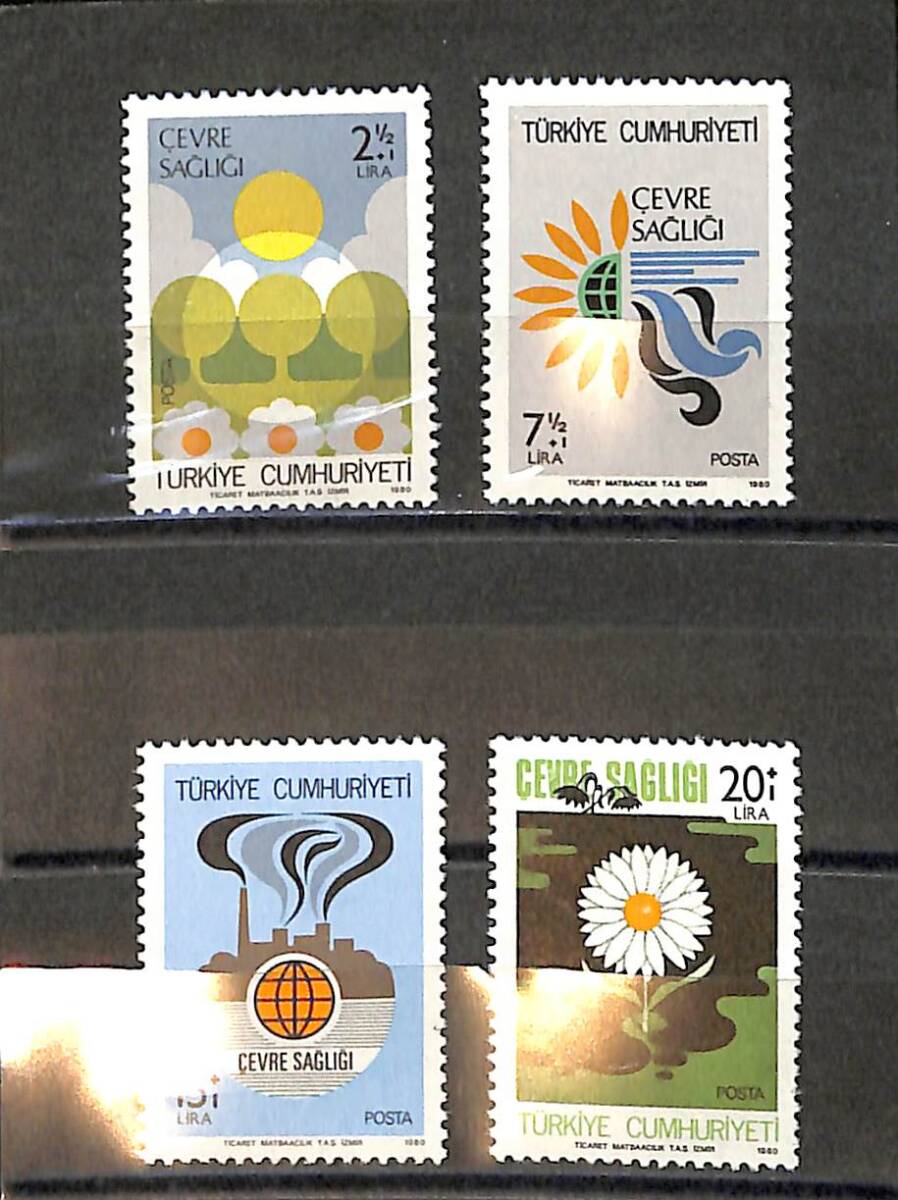 Çevre Sağlığı (Environment Protection) , 4'lü Pul Seri PPT2327 - 1