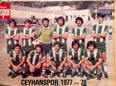 CEYHANSPOR 1977-78 ESKİ POSTER (33X24 CM) KRT17707 - 1