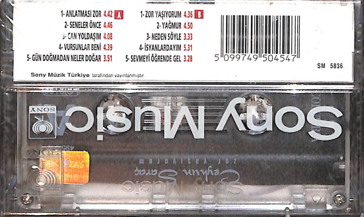 Ceyhun Saraç - Zor Yaşıyorum Kaset (Sıfır) KST28678 - 2