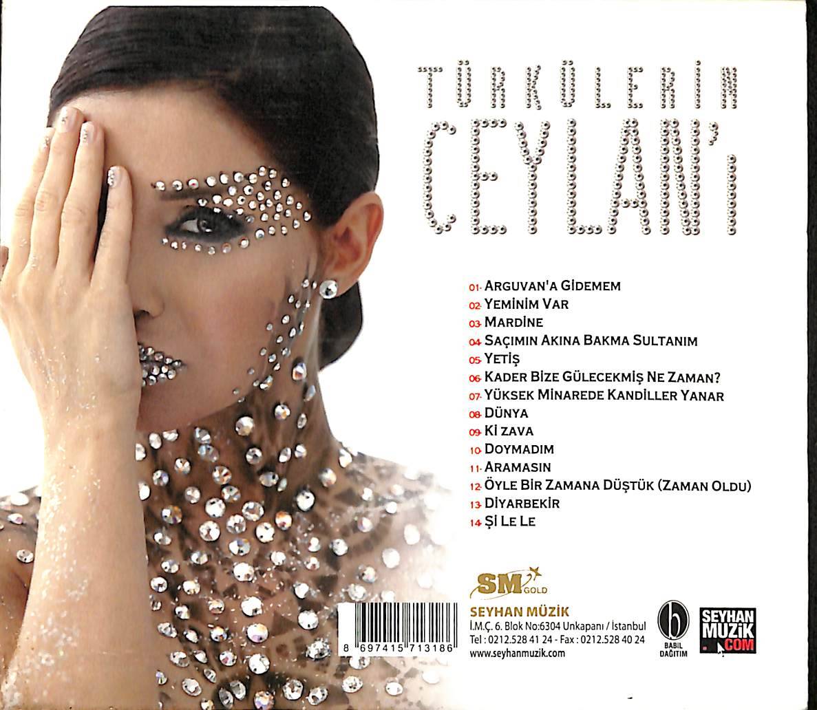 Ceylan - Türkülerin Ceylanı CD (İkinci El) CD4228 - 2
