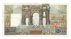 Cezayir ve Tunus 5000 Frank 13-4-1950 - ÇT YKP8549 - 2