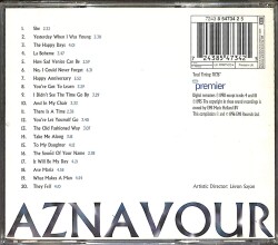 Charles Aznavour - She. The Best Of CD (İkinci El) CD4985 - 2