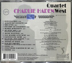Charlie Haden Quartet West – Always Say Goodbye CD (İkinci El) CD5484 - 2