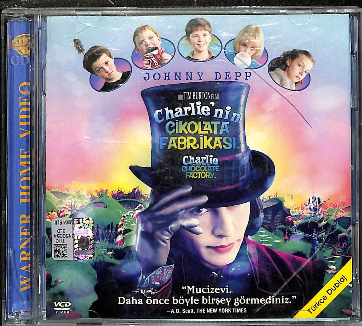 Charlie'nin Çikolata Fabrikası - Charlie and the Chocolate Factory (2005) VCD Film (İkinci El) VCD27651 - 1