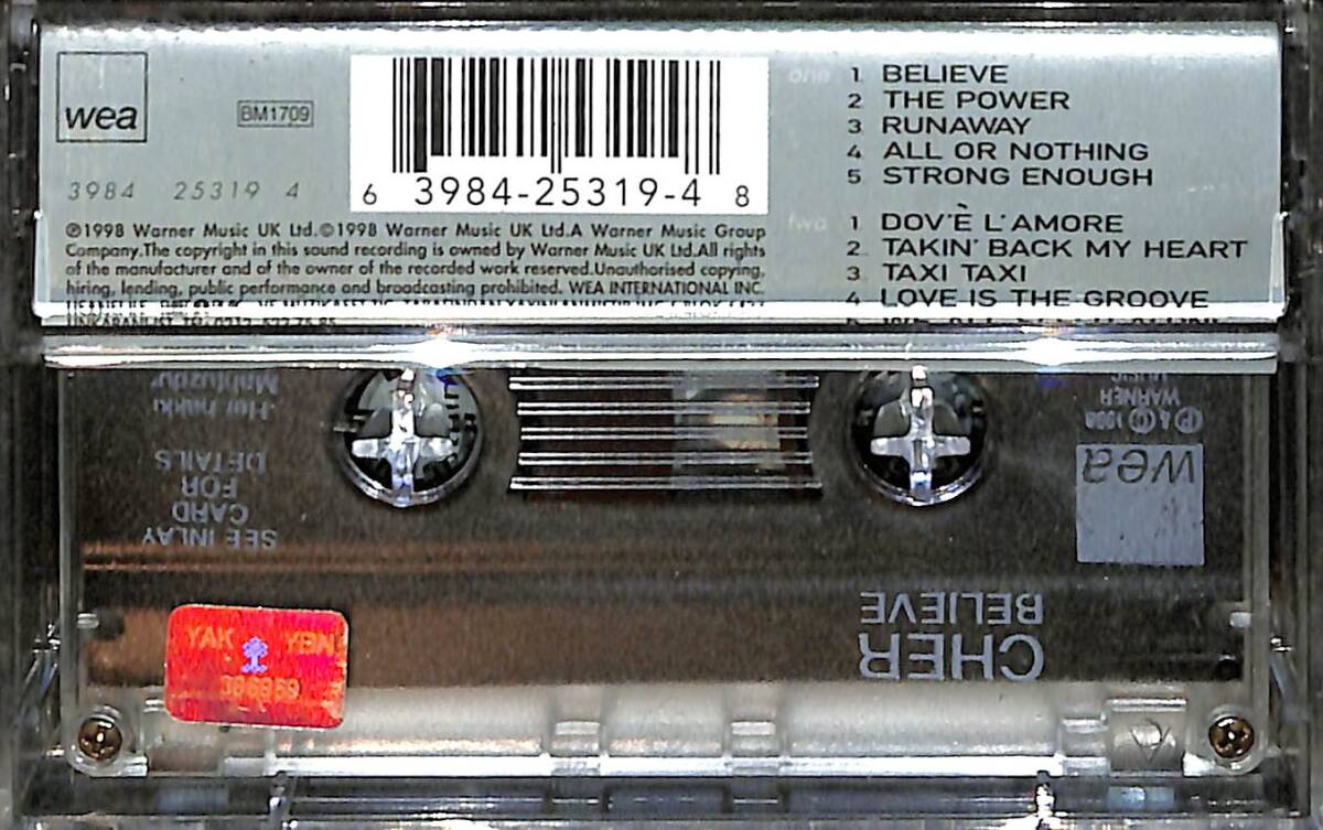 Cher - Believe Kaset (İkinci El) KST27598 - 2