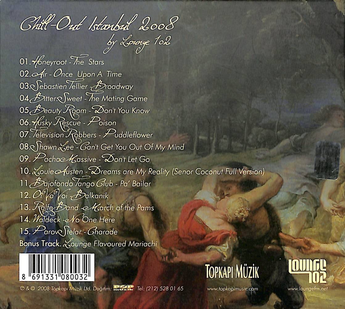 Chıll Out İstanbul 2008 By Lounge 102 CD (İkinci El) CD4575 - 2