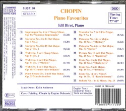 Chopin - Piano Favourites CD (İkinci El) CD4622 - 2