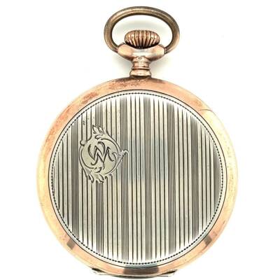 Chronometre BWC Süsse Gümüş/Altın Kaplama Kurmalı Cep Saati – 50 mm G-GSR74 - 1