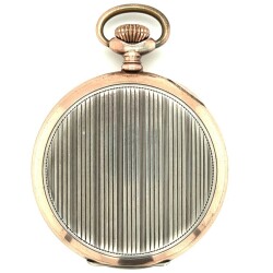 Chronometre BWC Süsse Gümüş/Altın Kaplama Kurmalı Cep Saati – 50 mm G-GSR74 - 3