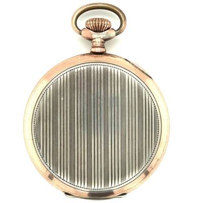 Chronometre BWC Süsse Gümüş/Altın Kaplama Kurmalı Cep Saati – 50 mm G-GSR74 - 3