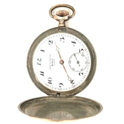 Chronometre BWC Süsse Gümüş/Altın Kaplama Kurmalı Cep Saati – 50 mm G-GSR74 - 4