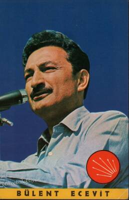 CHP Genel Başkanı Bülent Ecevit Kartpostal KRT3098 - 1