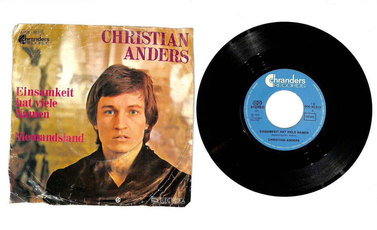 Christian Anders – Einsamkeit Hat Viele Namen PLAK 1974 (10/8) PLK26295 - 1