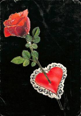 Çiçek Temalı Açılır Kapak Kartpostal KRT11914 - 1