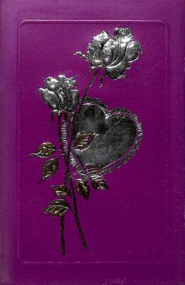 Çiçek Temalı Açılır Kapak Yaldızlı Kartpostal KRT16443 - 1