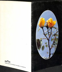 Çiçek Temalı Açılır Kapaklı Kartpostal KRT2731 - 2