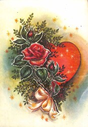 Çiçek Temalı Açılır Kapaklı Kartpostal KRT2736 - 1